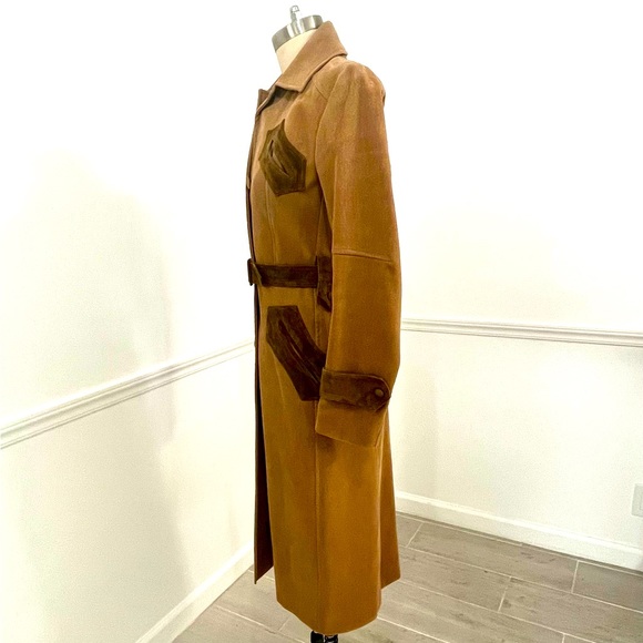 Corduroy and suedeTrench coat Designer Martin Grant from Barney in NYC - Picture 4 of 4